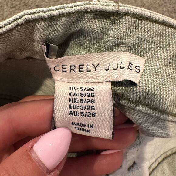 SINCERELY JULES Women's Perfect Denim Short Size 26 - Picture 7 of 9